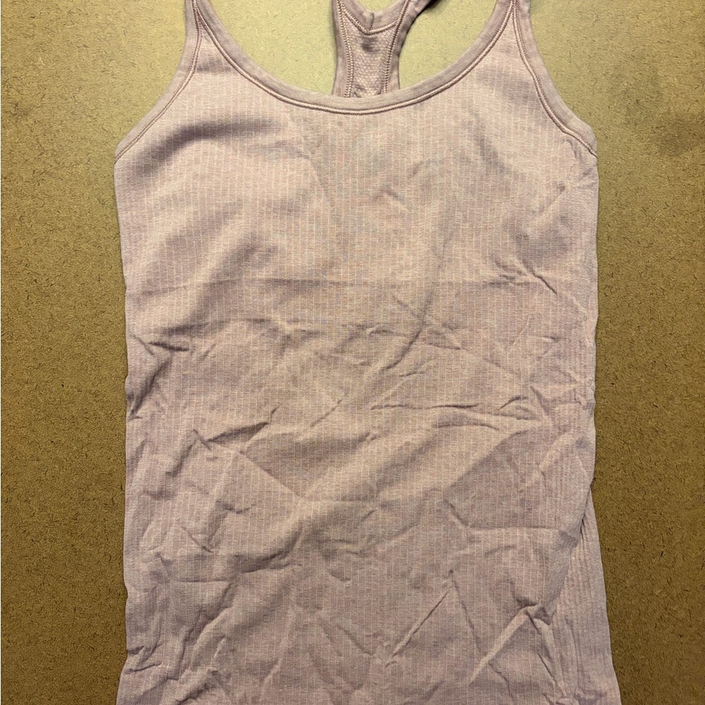 Lululemon Athletica Light Purple Ebb to Street Tank Top